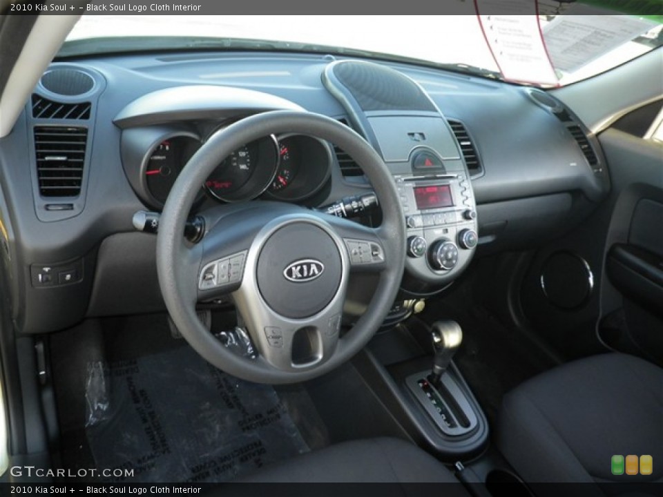 Black Soul Logo Cloth Interior Dashboard for the 2010 Kia Soul + #73372724