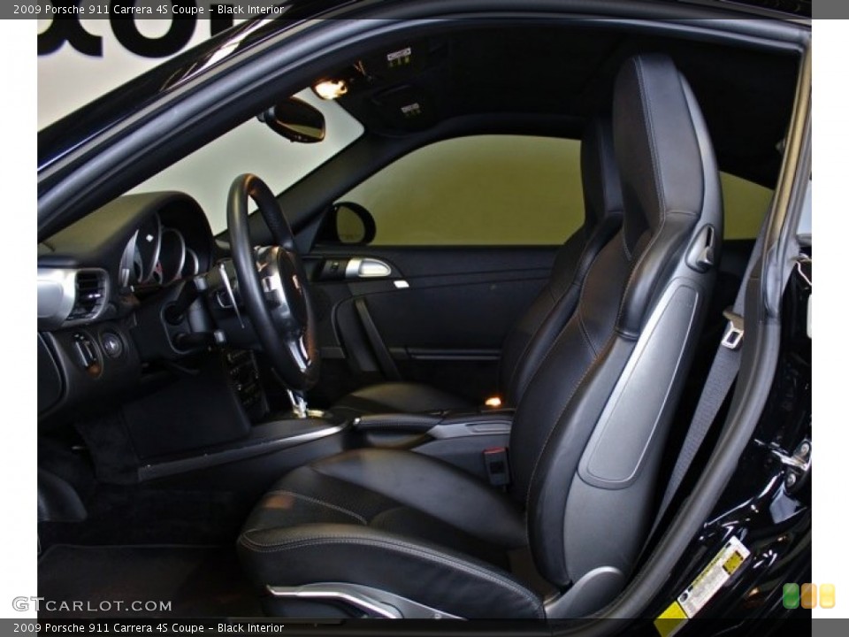 Black Interior Photo for the 2009 Porsche 911 Carrera 4S Coupe #73373118