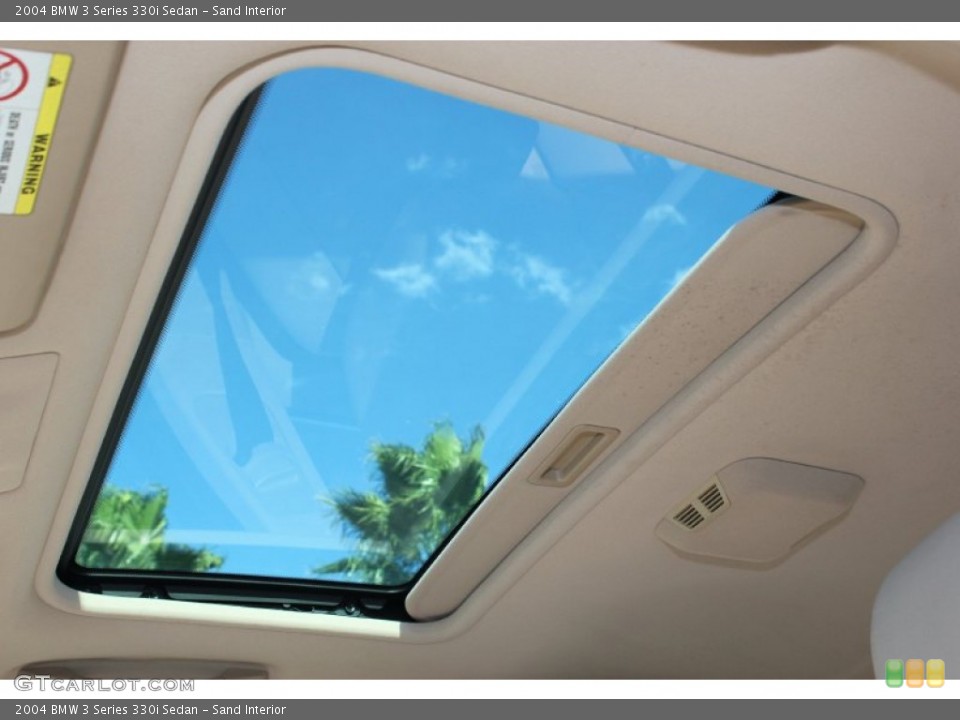 Sand Interior Sunroof for the 2004 BMW 3 Series 330i Sedan #73373779
