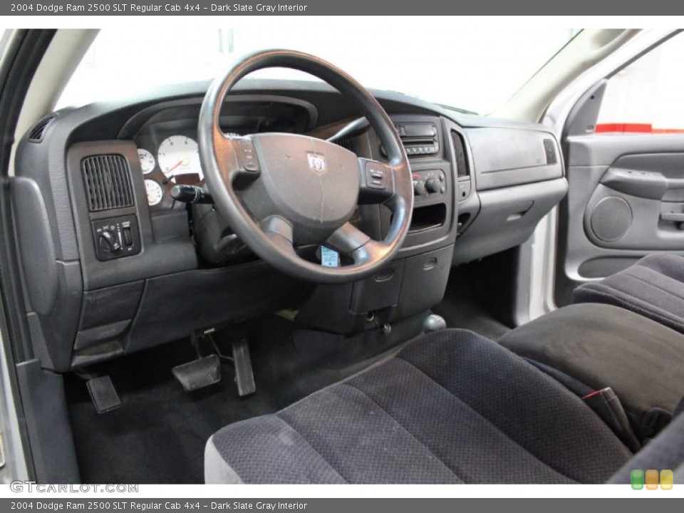 Dark Slate Gray Interior Prime Interior for the 2004 Dodge Ram 2500 SLT Regular Cab 4x4 #73373840