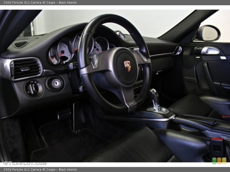 Black Interior Photo for the 2009 Porsche 911 Carrera 4S Coupe #73374045