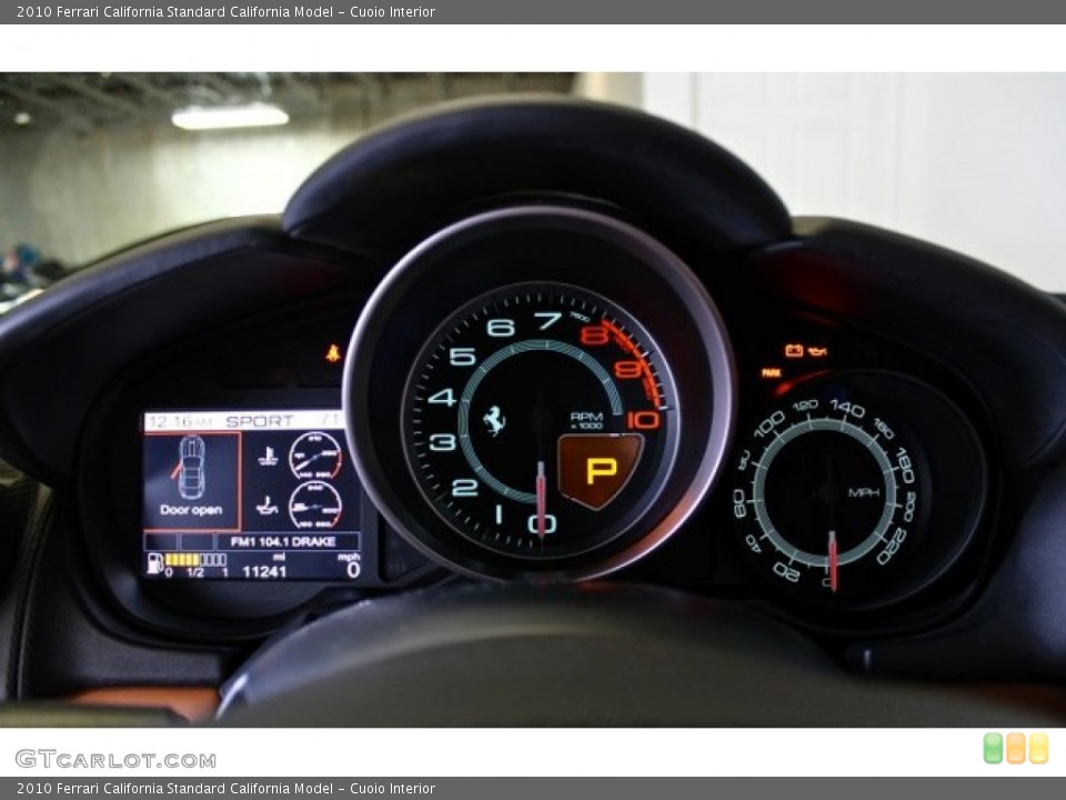 Cuoio Interior Gauges for the 2010 Ferrari California  #73375690