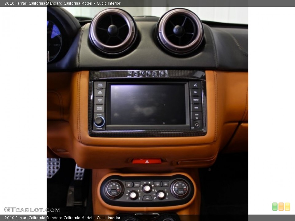 Cuoio Interior Controls for the 2010 Ferrari California  #73375729