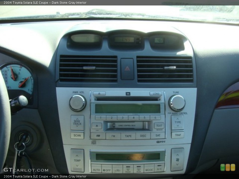 Dark Stone Gray Interior Controls for the 2004 Toyota Solara SLE Coupe #73375866