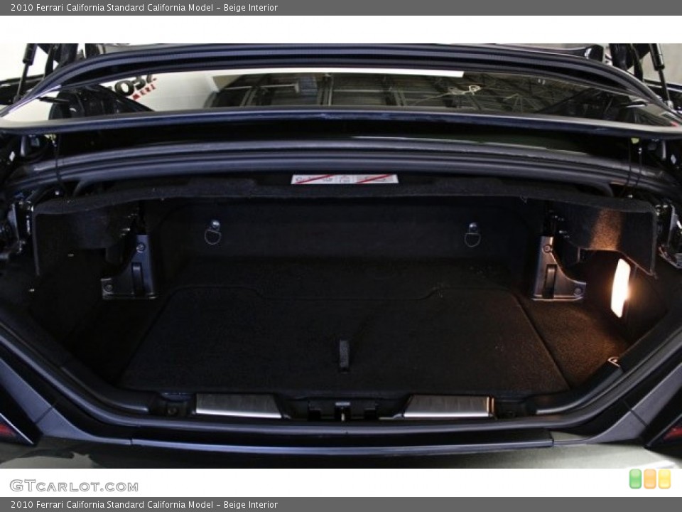 Beige Interior Trunk for the 2010 Ferrari California  #73376286