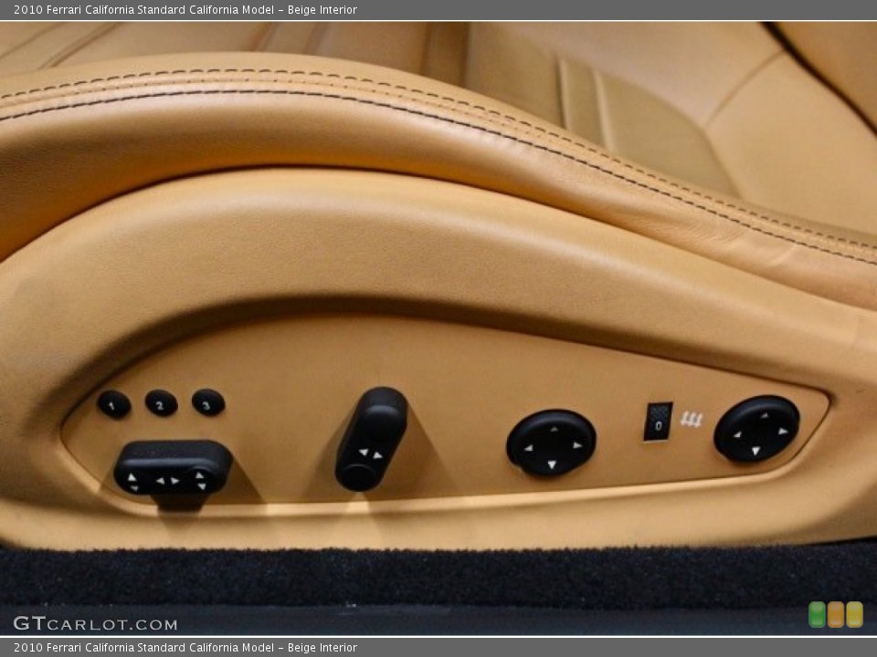 Beige Interior Controls for the 2010 Ferrari California  #73376324