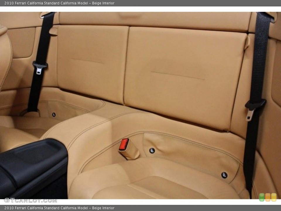 Beige Interior Rear Seat for the 2010 Ferrari California  #73376531