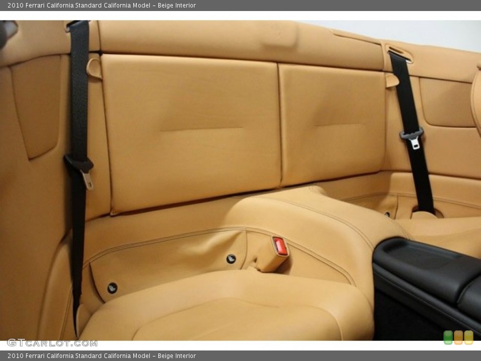Beige Interior Rear Seat for the 2010 Ferrari California  #73376552