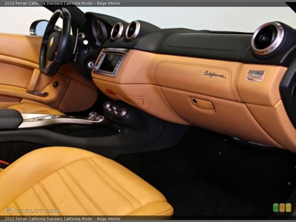 Beige Interior Dashboard for the 2010 Ferrari California  #73376580
