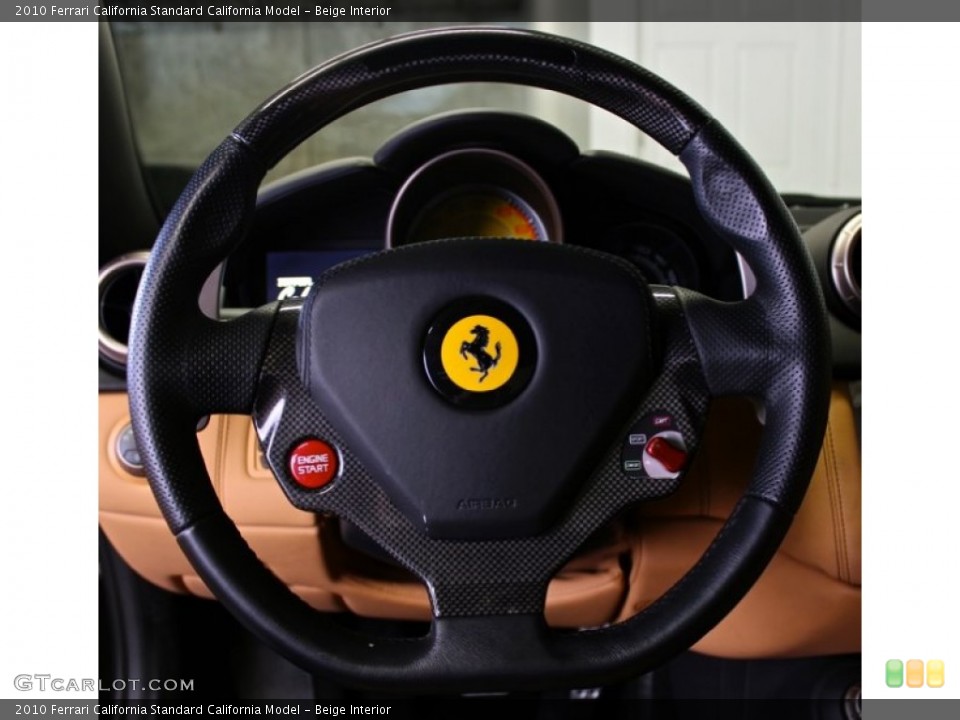 Beige Interior Steering Wheel for the 2010 Ferrari California  #73376598