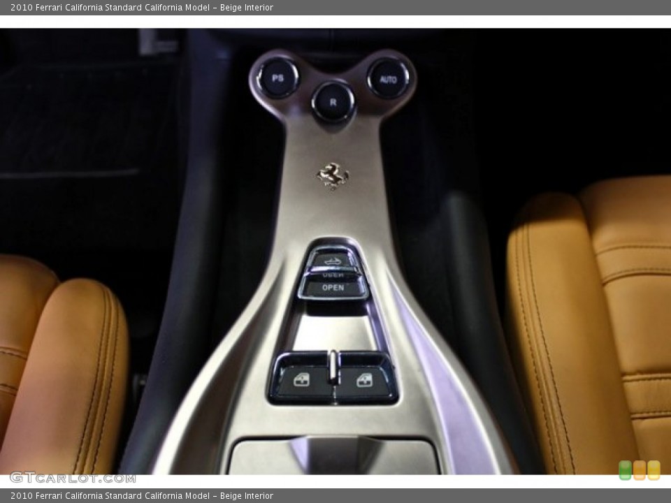 Beige Interior Controls for the 2010 Ferrari California  #73376683