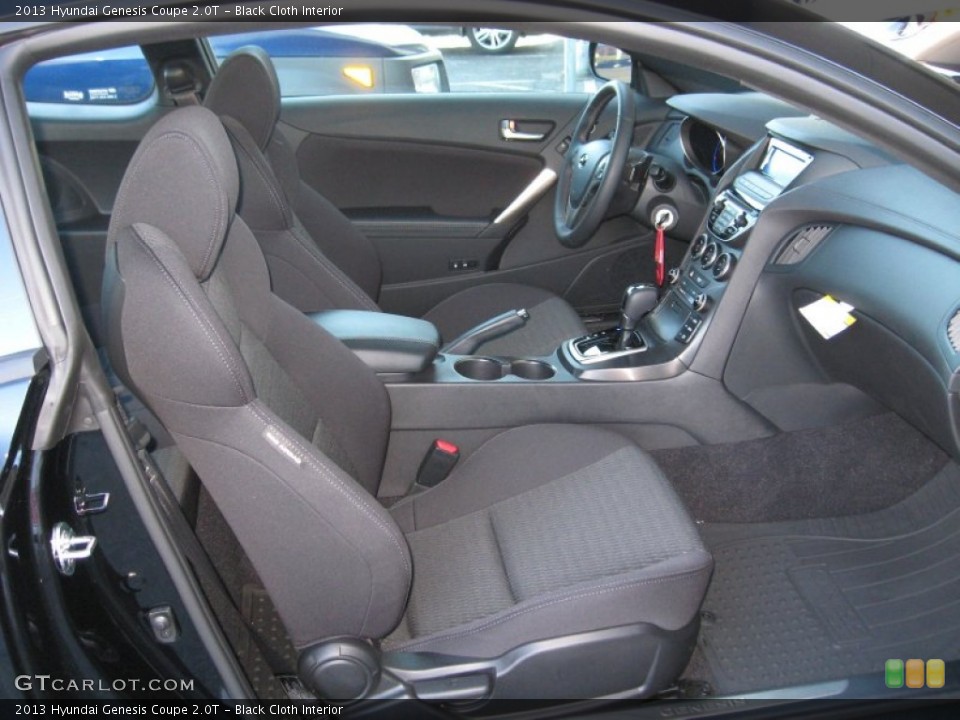 Black Cloth Interior Photo for the 2013 Hyundai Genesis Coupe 2.0T #73376727