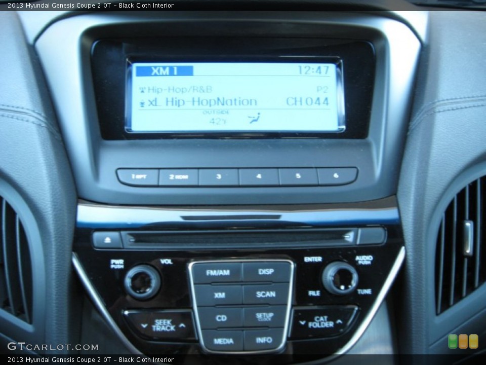 Black Cloth Interior Controls for the 2013 Hyundai Genesis Coupe 2.0T #73376795