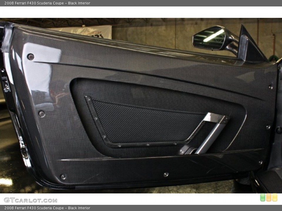 Black Interior Door Panel for the 2008 Ferrari F430 Scuderia Coupe #73377185