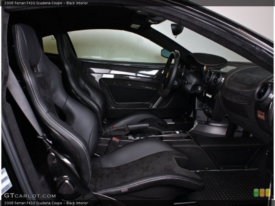 Black Interior Photo for the 2008 Ferrari F430 Scuderia Coupe #73377297