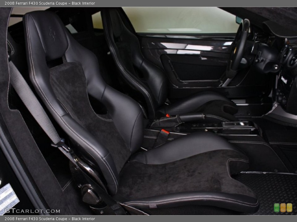 Black Interior Photo for the 2008 Ferrari F430 Scuderia Coupe #73377334
