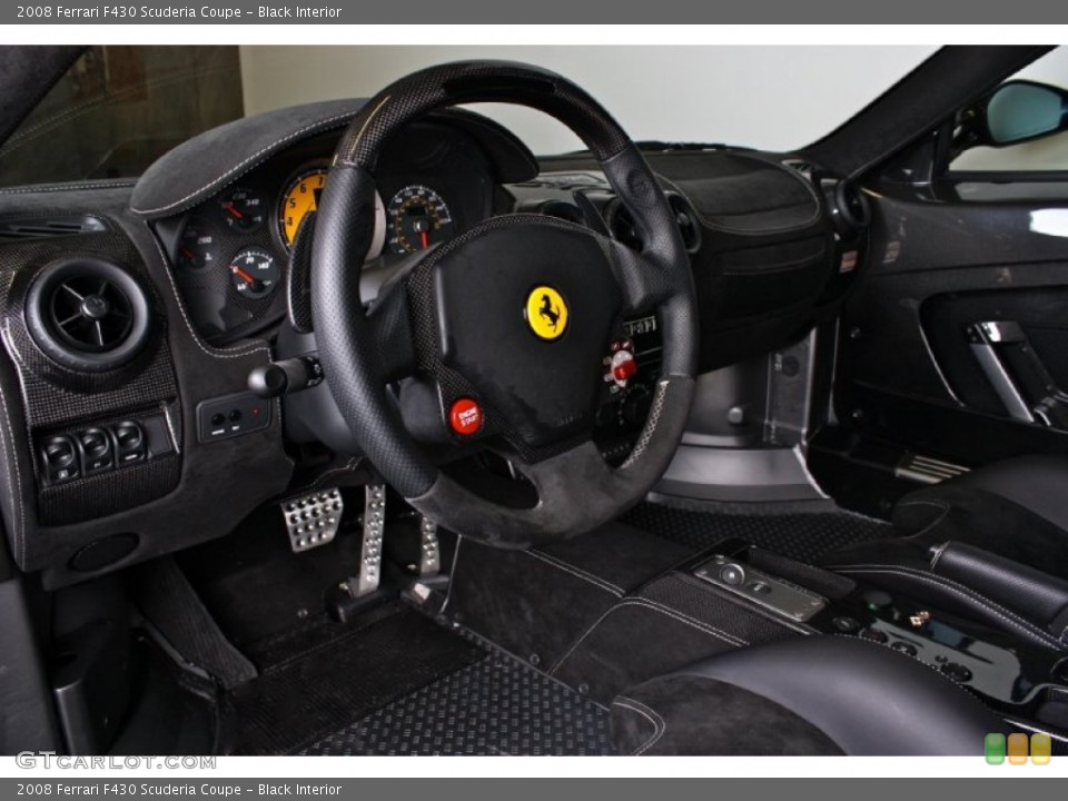 Black Interior Dashboard for the 2008 Ferrari F430 Scuderia Coupe #73377356