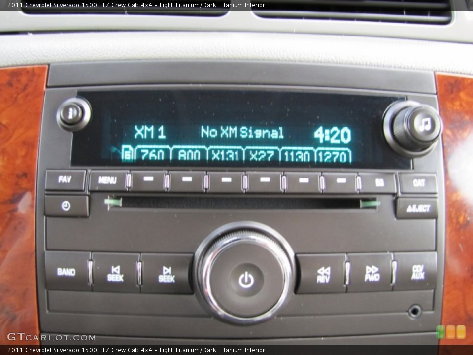 Light Titanium/Dark Titanium Interior Audio System for the 2011 Chevrolet Silverado 1500 LTZ Crew Cab 4x4 #73377442