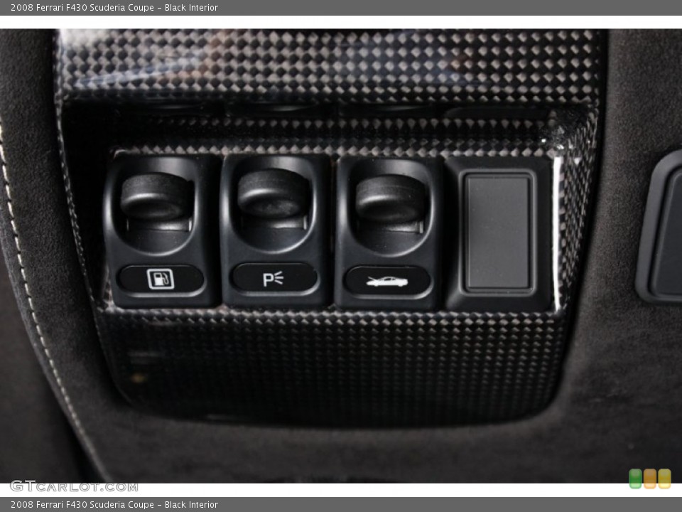 Black Interior Controls for the 2008 Ferrari F430 Scuderia Coupe #73377488