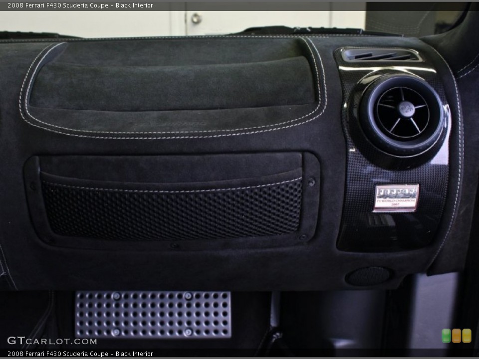 Black Interior Dashboard for the 2008 Ferrari F430 Scuderia Coupe #73377506