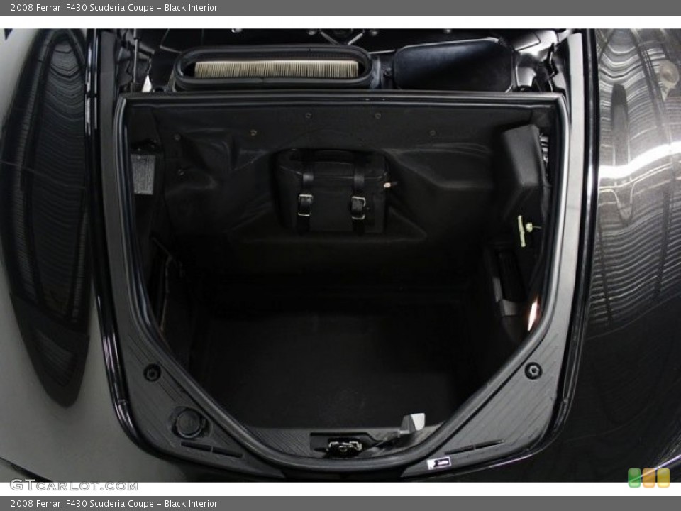 Black Interior Trunk for the 2008 Ferrari F430 Scuderia Coupe #73377923