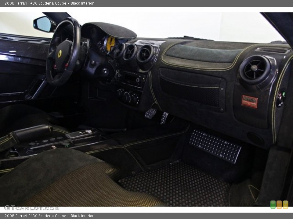 Black Interior Dashboard for the 2008 Ferrari F430 Scuderia Coupe #73378189