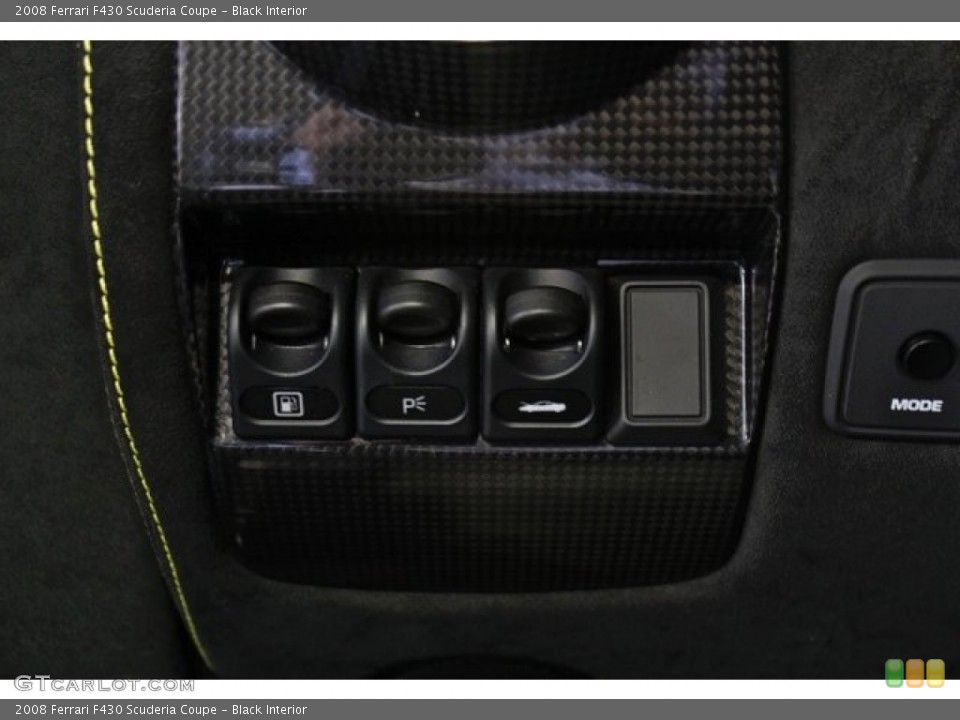 Black Interior Controls for the 2008 Ferrari F430 Scuderia Coupe #73378208