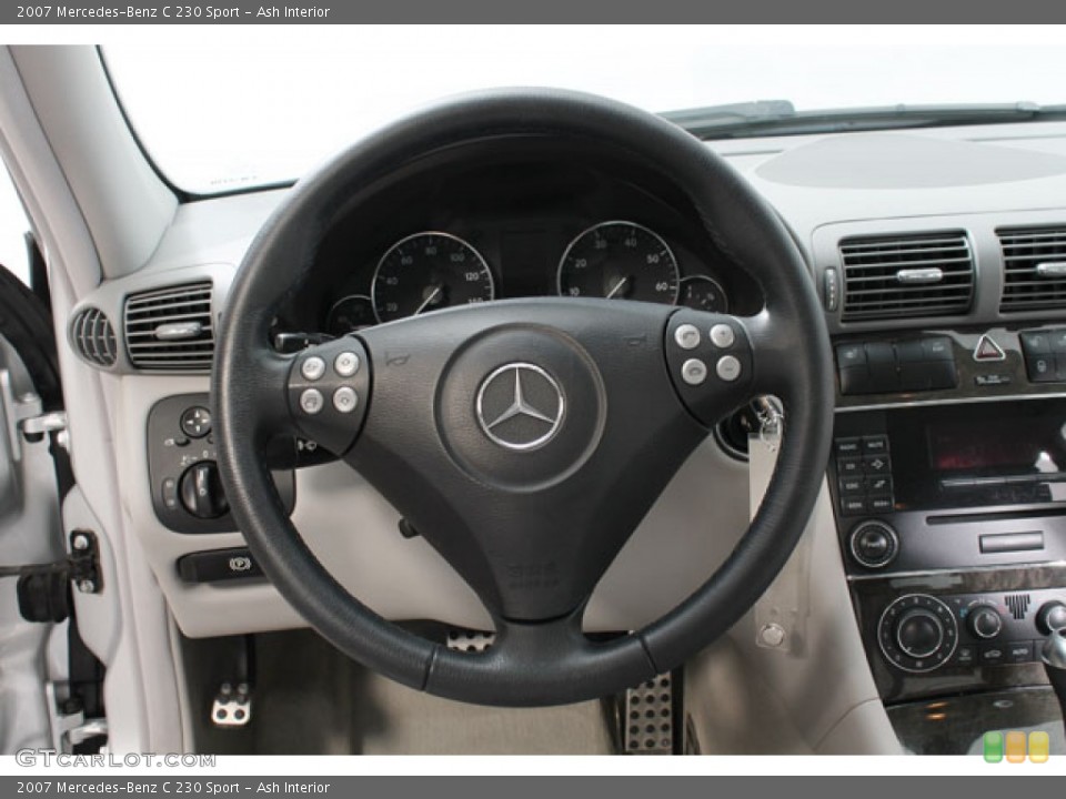 Ash Interior Steering Wheel for the 2007 Mercedes-Benz C 230 Sport #73378595