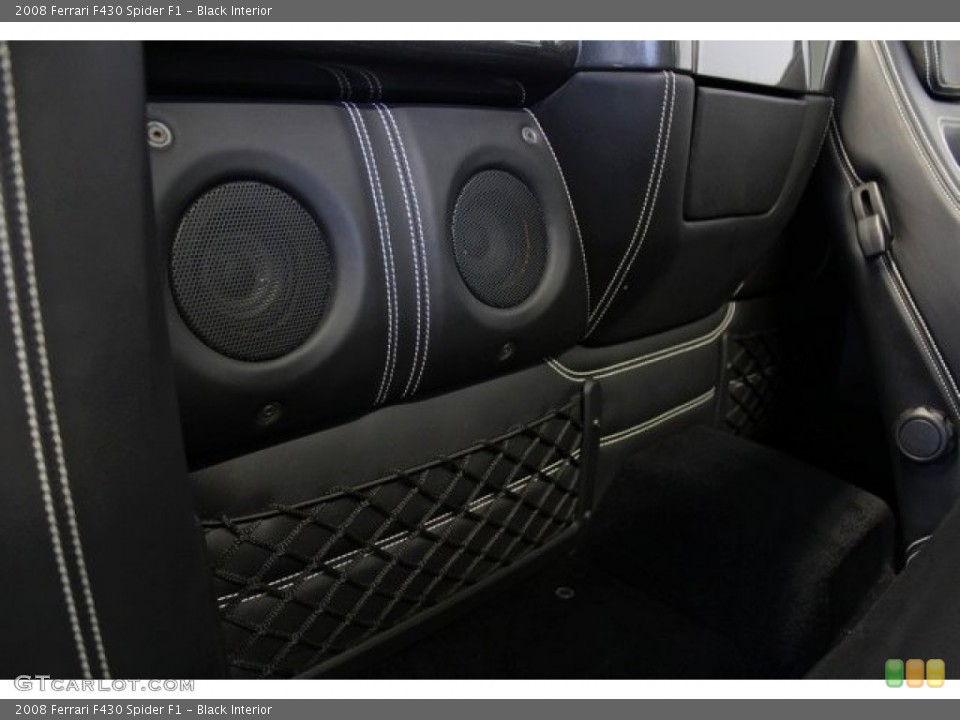 Black Interior Audio System for the 2008 Ferrari F430 Spider F1 #73378892