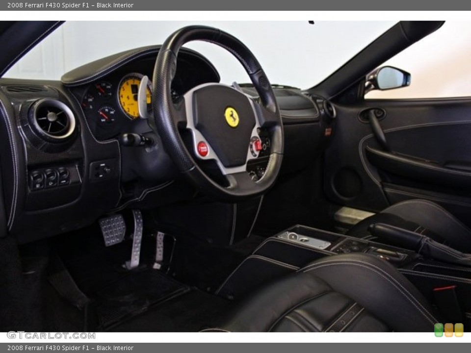 Black Interior Photo for the 2008 Ferrari F430 Spider F1 #73378910