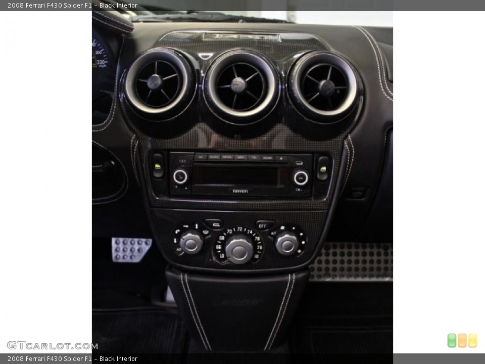 Black Interior Controls for the 2008 Ferrari F430 Spider F1 #73378994