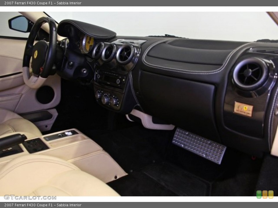Sabbia Interior Dashboard for the 2007 Ferrari F430 Coupe F1 #73379684
