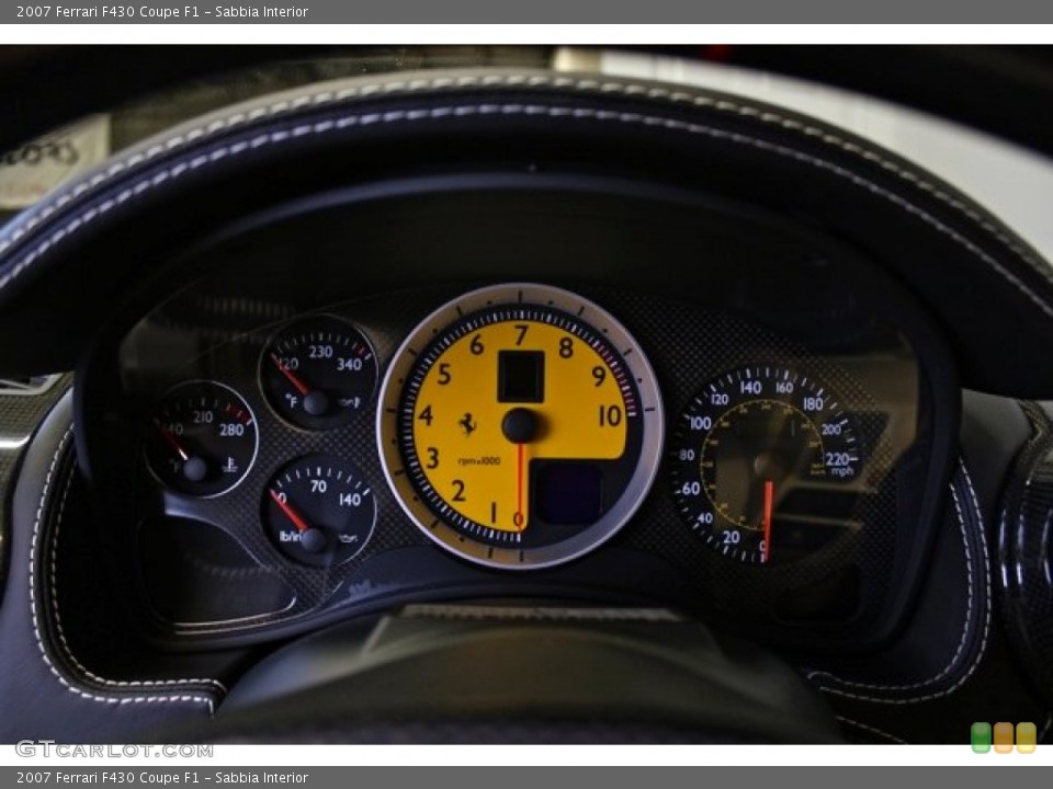Sabbia Interior Gauges for the 2007 Ferrari F430 Coupe F1 #73379714
