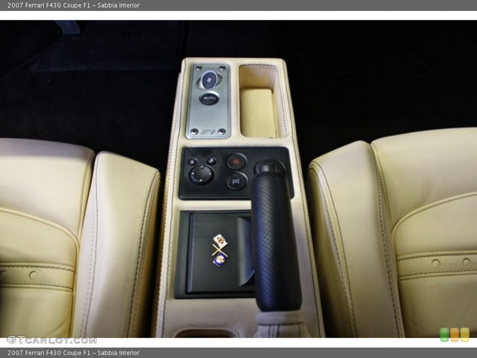 Sabbia Interior Controls for the 2007 Ferrari F430 Coupe F1 #73379762