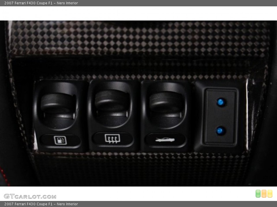 Nero Interior Controls for the 2007 Ferrari F430 Coupe F1 #73380461