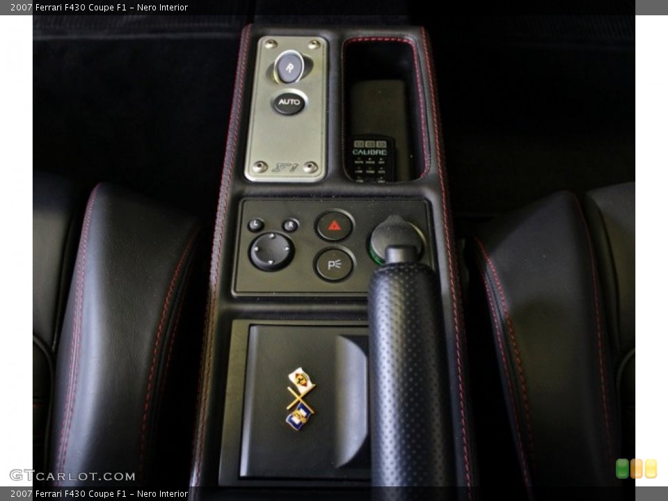 Nero Interior Controls for the 2007 Ferrari F430 Coupe F1 #73380554