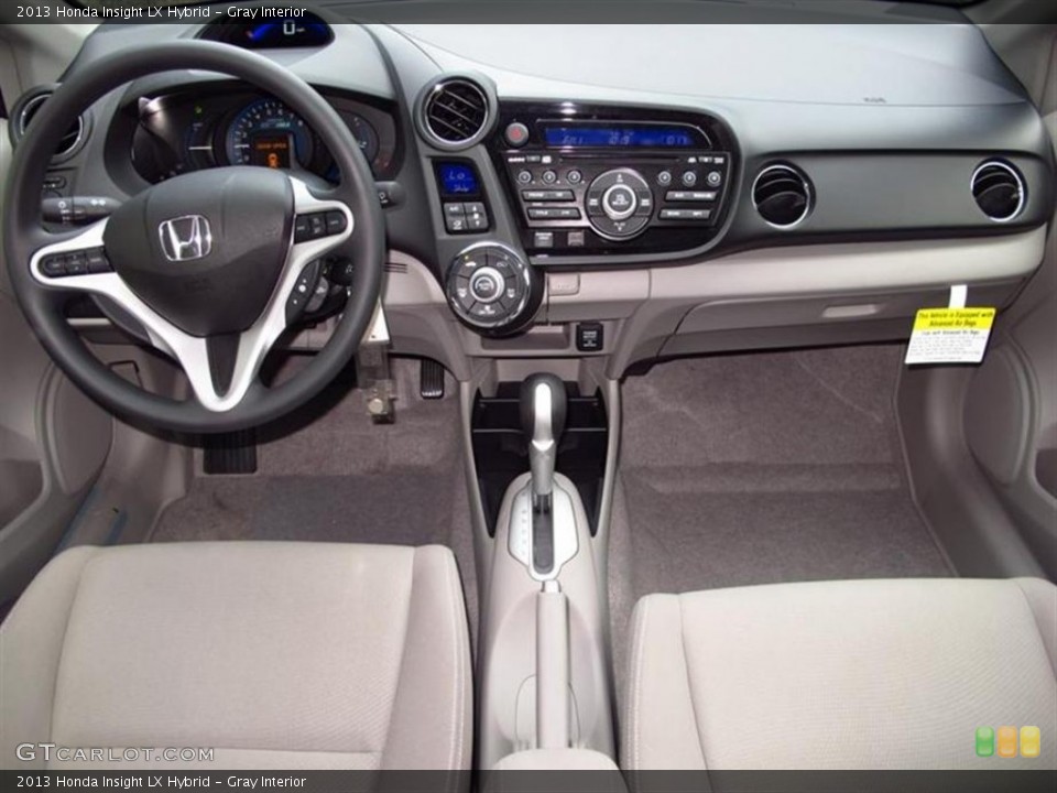 Gray Interior Dashboard for the 2013 Honda Insight LX Hybrid #73380662