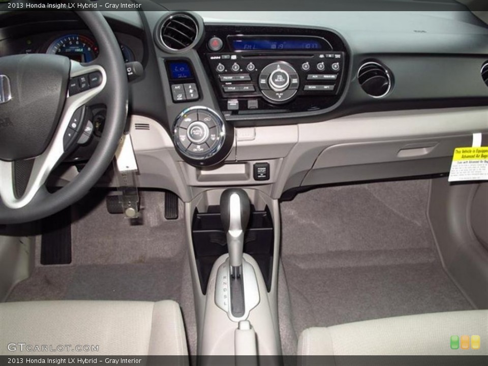Gray Interior Dashboard for the 2013 Honda Insight LX Hybrid #73380719