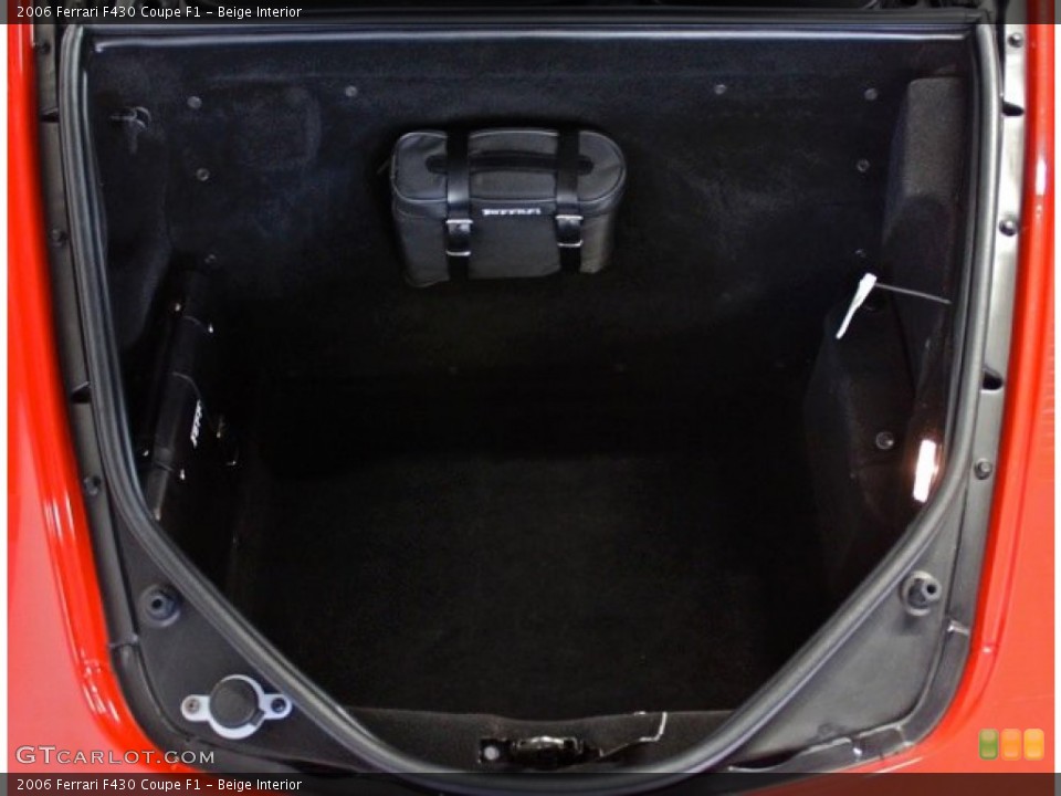 Beige Interior Trunk for the 2006 Ferrari F430 Coupe F1 #73380924
