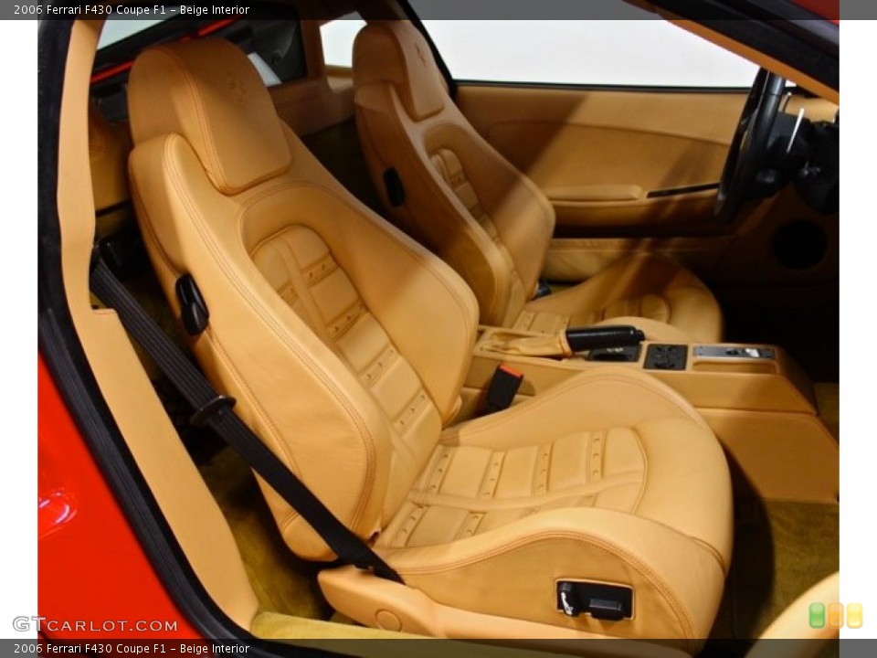 Beige Interior Front Seat for the 2006 Ferrari F430 Coupe F1 #73381109