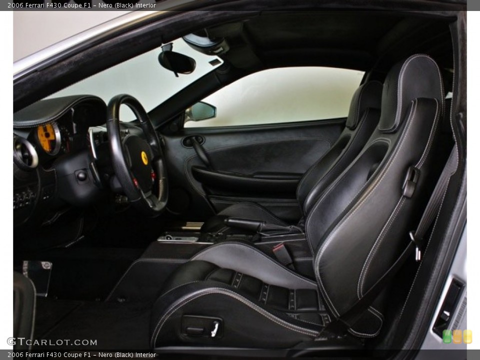Nero (Black) Interior Photo for the 2006 Ferrari F430 Coupe F1 #73381784