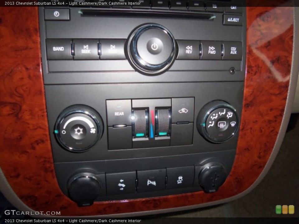 Light Cashmere/Dark Cashmere Interior Controls for the 2013 Chevrolet Suburban LS 4x4 #73381904
