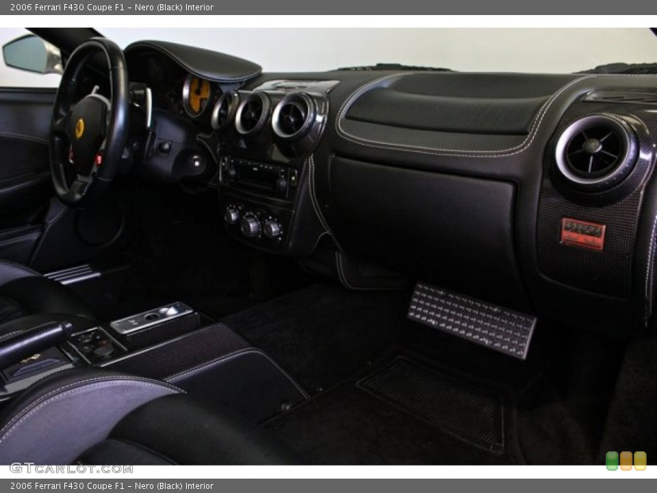 Nero (Black) Interior Dashboard for the 2006 Ferrari F430 Coupe F1 #73381908
