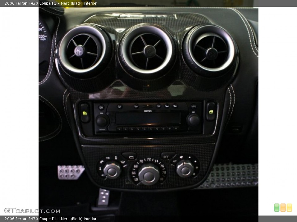 Nero (Black) Interior Controls for the 2006 Ferrari F430 Coupe F1 #73381958