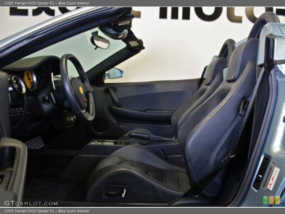 Blue Scuro Interior Photo for the 2005 Ferrari F430 Spider F1 #73382569