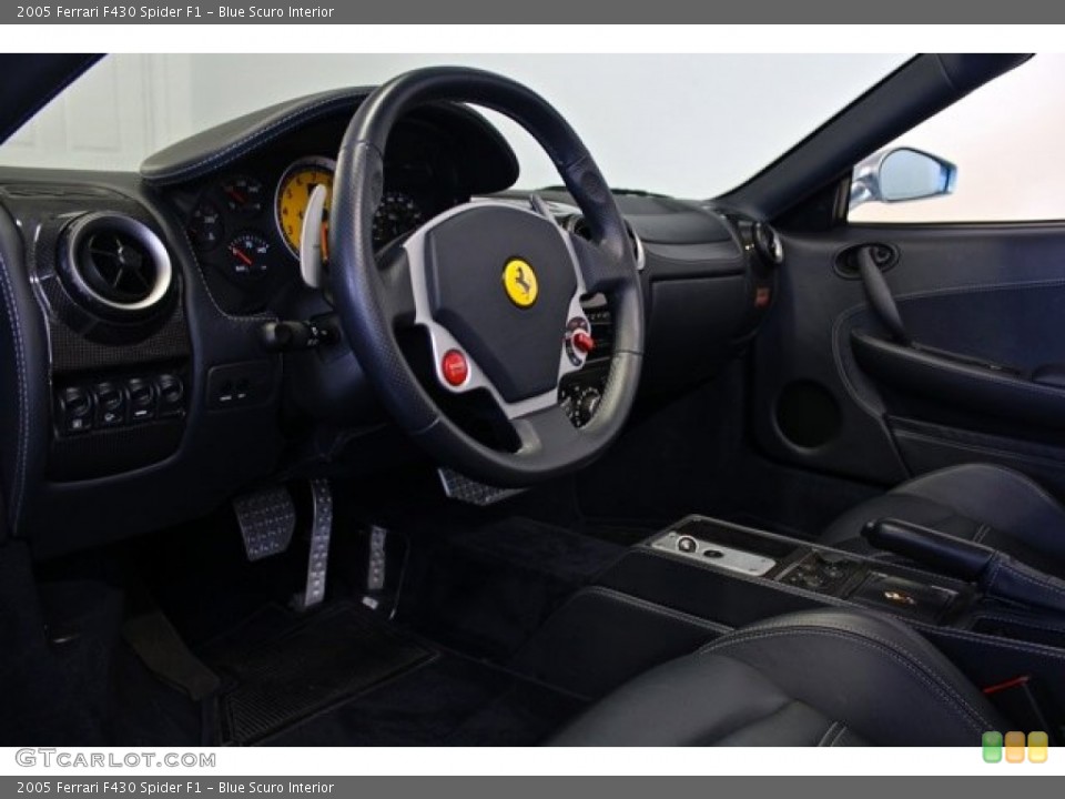 Blue Scuro Interior Photo for the 2005 Ferrari F430 Spider F1 #73382643
