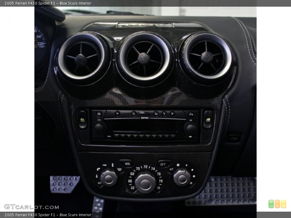 Blue Scuro Interior Controls for the 2005 Ferrari F430 Spider F1 #73382776