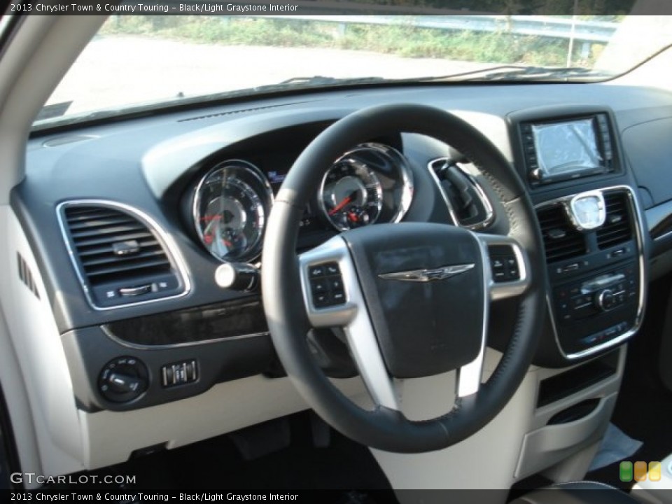 Black/Light Graystone Interior Dashboard for the 2013 Chrysler Town & Country Touring #73383181