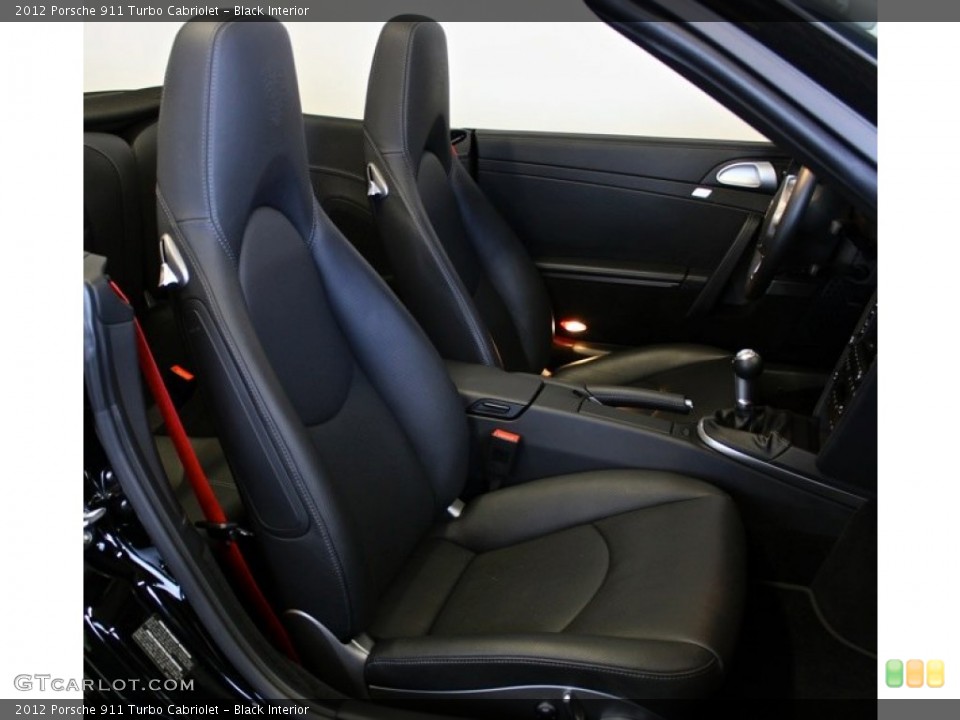 Black Interior Photo for the 2012 Porsche 911 Turbo Cabriolet #73383359