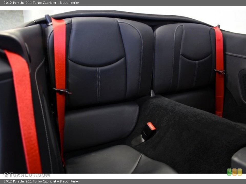 Black Interior Photo for the 2012 Porsche 911 Turbo Cabriolet #73383371
